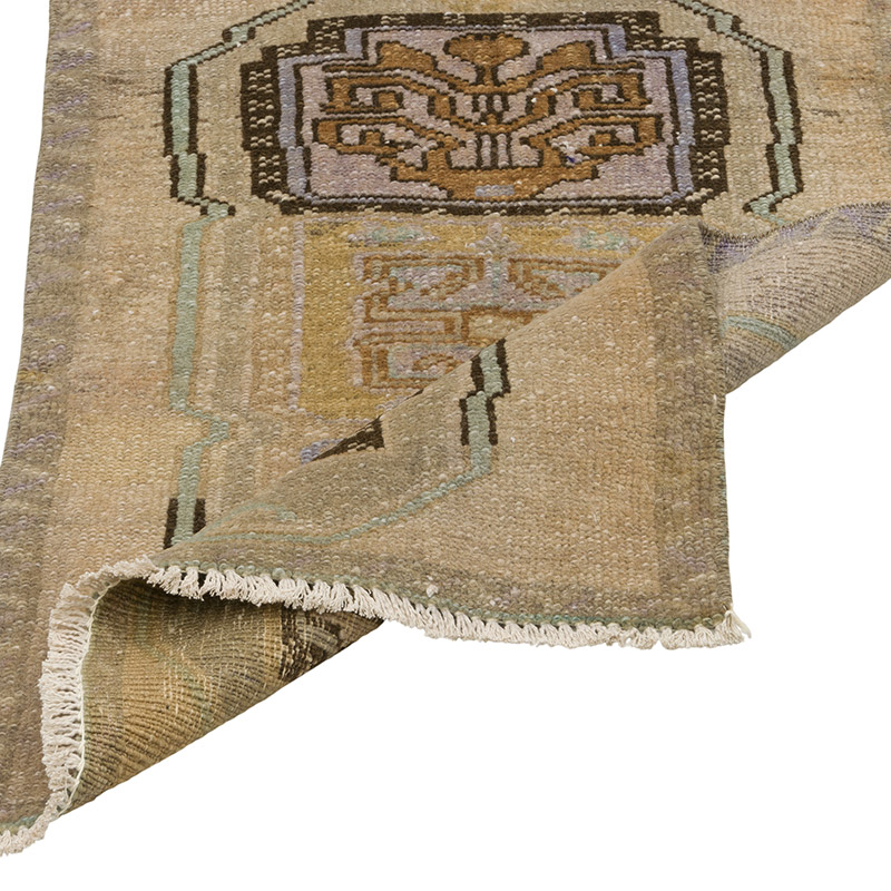 El Dokuma Vintage Halı - 46 cm x 68 cm - K0086077