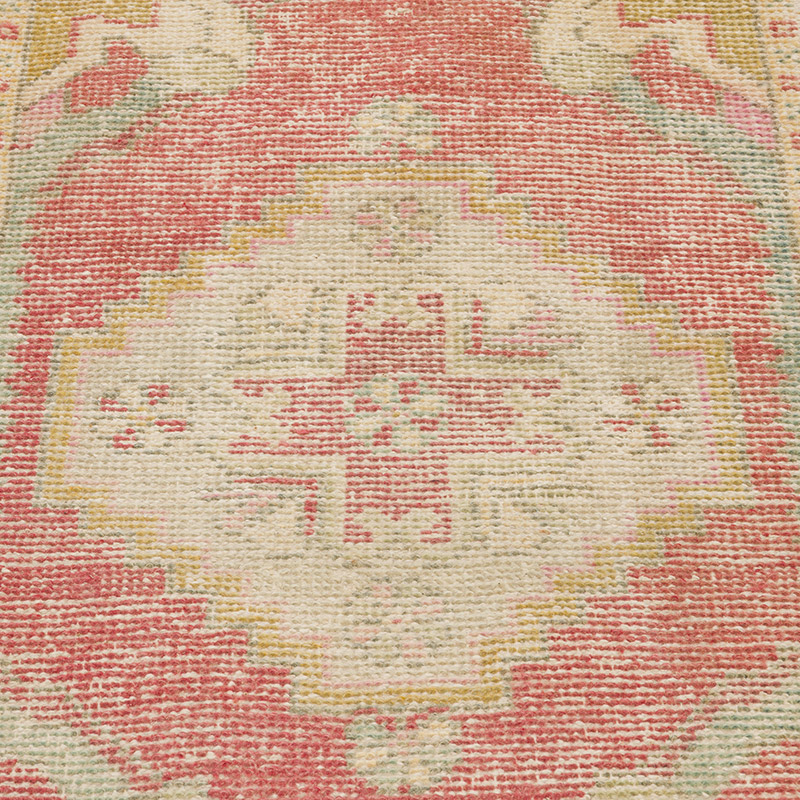 Alfombra Vintage Turca Anudada a Mano - 49 cm x 88 cm - K0086091