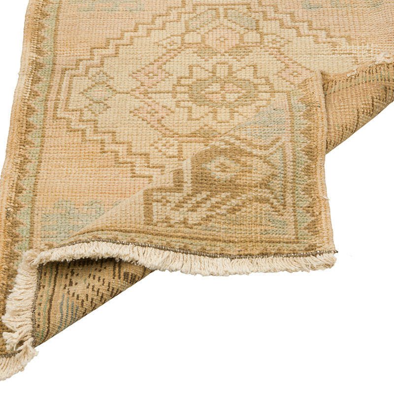 Alfombra Vintage Turca Anudada a Mano - 48 cm x 83 cm - K0086092