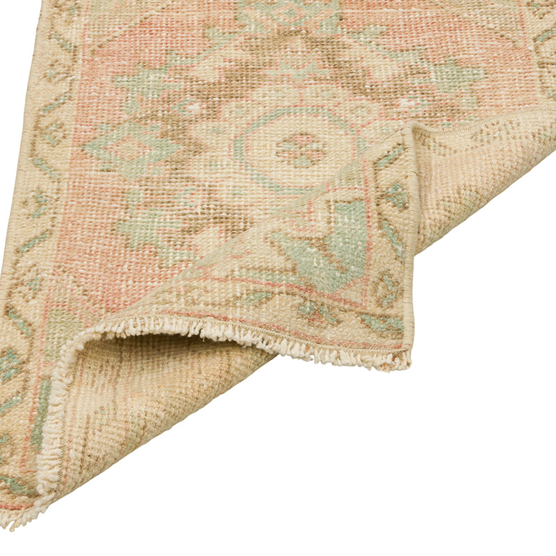 El Dokuma Vintage Halı - 50 cm x 85 cm - K0086098