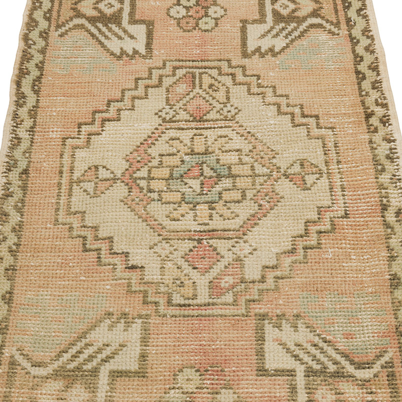 Vintage Turkish Hand-Knotted Rug - 1' 8" x 3' 1" (20" x 37") - K0086361