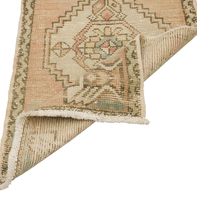 Vintage Turkish Hand-Knotted Rug - 1' 8" x 3' 1" (20" x 37") - K0086361