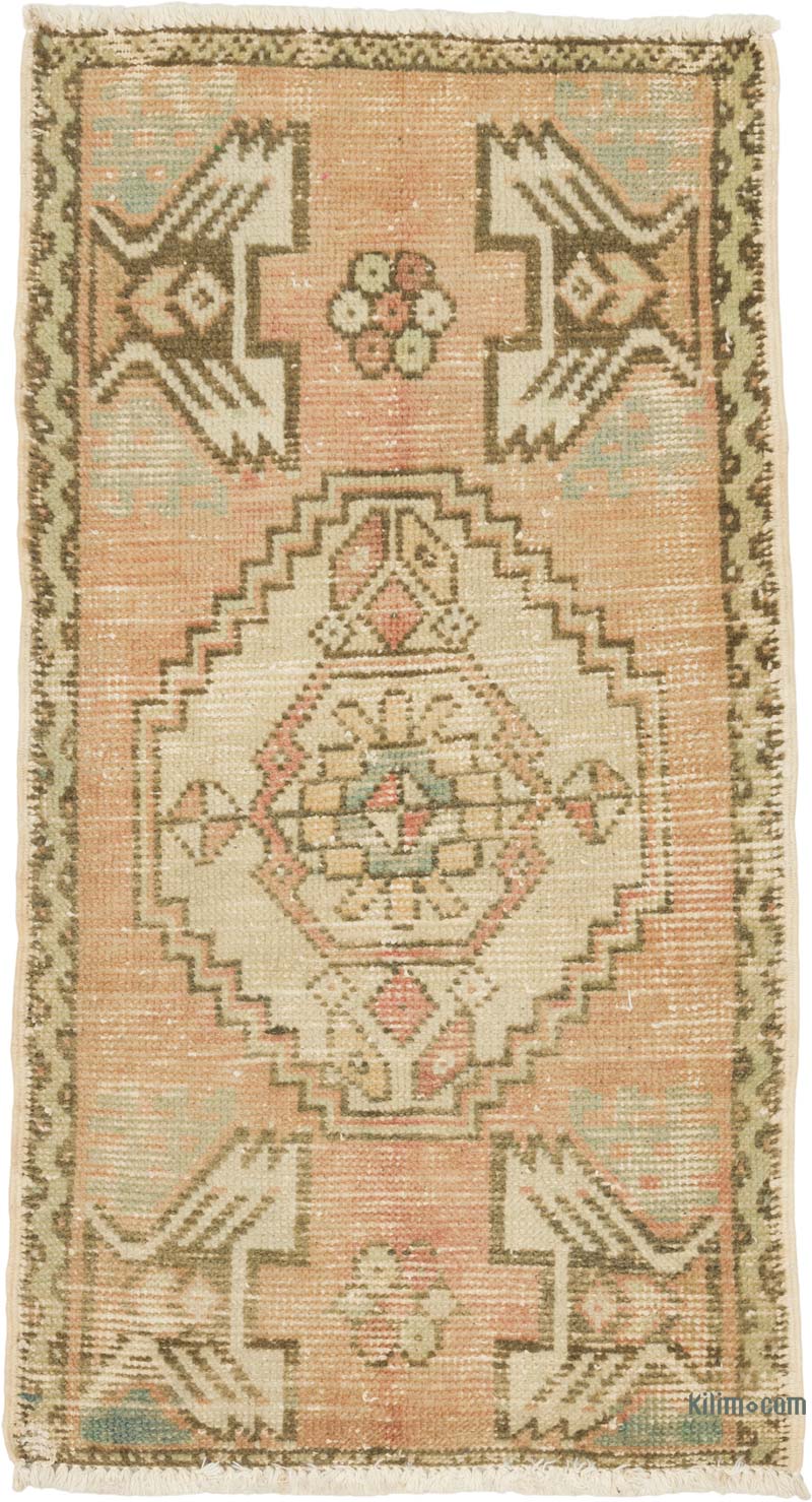 Vintage Turkish Hand-Knotted Rug - 1' 8" x 3' 1" (20" x 37") - K0086361
