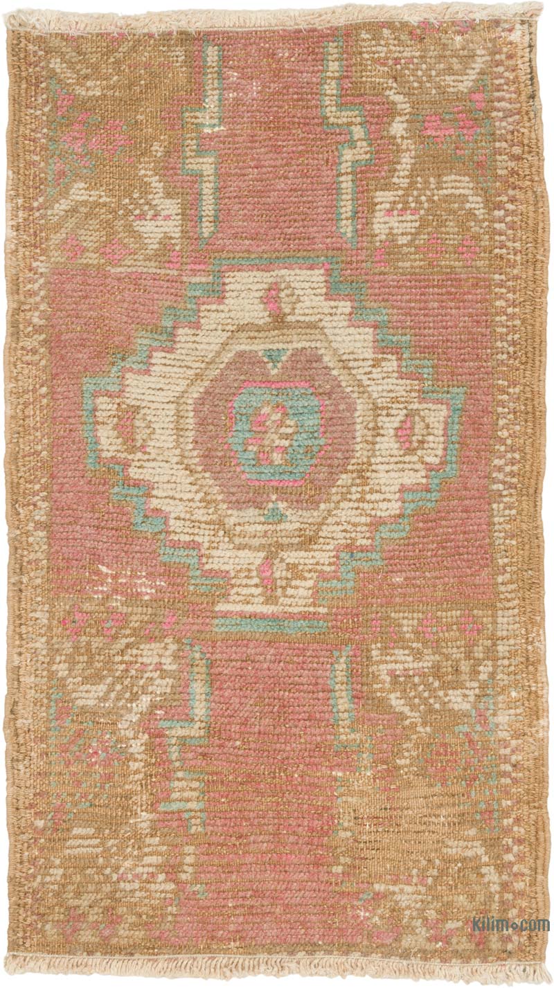 Vintage Turkish Hand-Knotted Rug - 1' 7" x 2' 8" (19" x 32") - K0086364