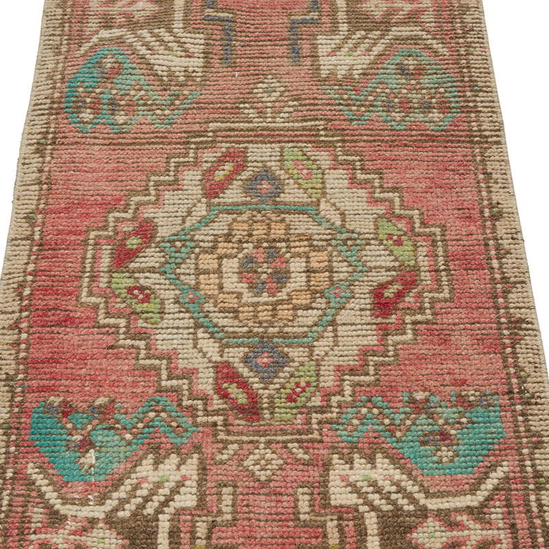 Vintage Turkish Hand-Knotted Rug - 1' 6" x 3' 1" (18" x 37") - K0086366