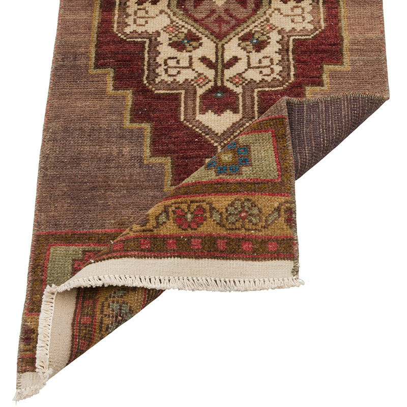 Vintage Turkish Hand-Knotted Rug - 1' 3" x 3' 7" (15" x 43") - K0086368