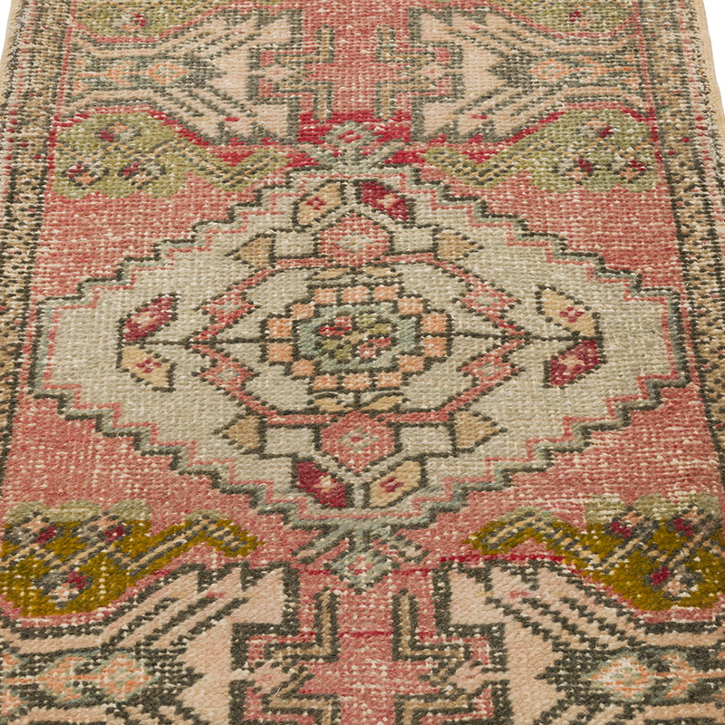 Vintage Turkish Hand-Knotted Rug - 1' 9" x 3' 1" (21" x 37") - K0086380