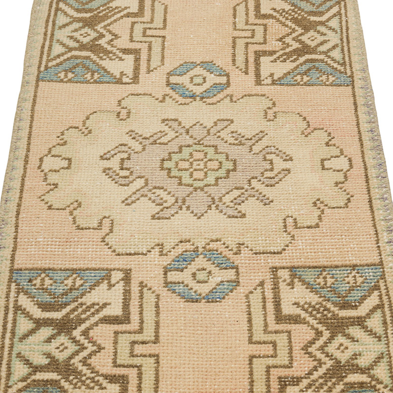 El Dokuma Vintage Halı - 47 cm x 93 cm - K0086403