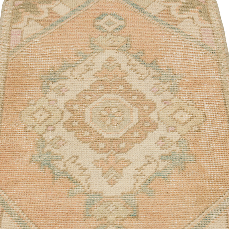 Vintage Turkish Hand-Knotted Rug - 1' 6" x 2' 10" (18" x 34") - K0086406