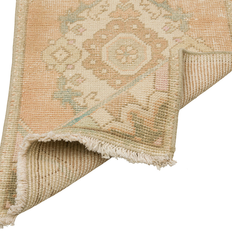 Vintage Turkish Hand-Knotted Rug - 1' 6" x 2' 10" (18" x 34") - K0086406