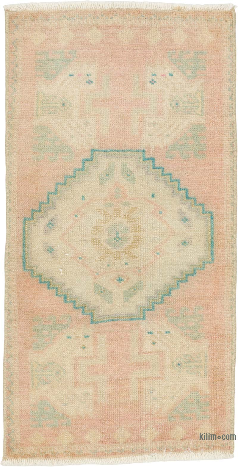 Vintage Turkish Hand-Knotted Rug - 1' 6" x 2' 11" (18" x 35") - K0086407