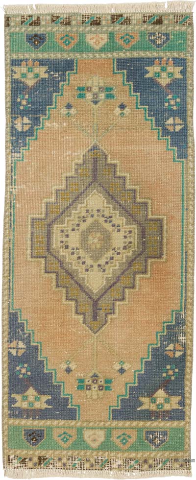 El Dokuma Vintage Halı - 39 cm x 95 cm