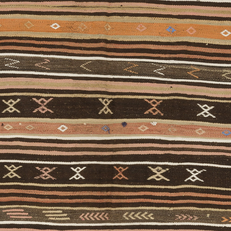 Vintage Anatolian Kilim Rug - 6' 3" x 10' 7" (75" x 127") - K0086434