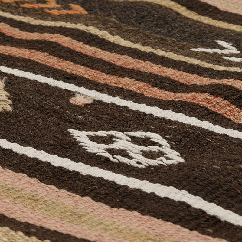 Vintage Anatolian Kilim Rug - 6' 3" x 10' 7" (75" x 127") - K0086434