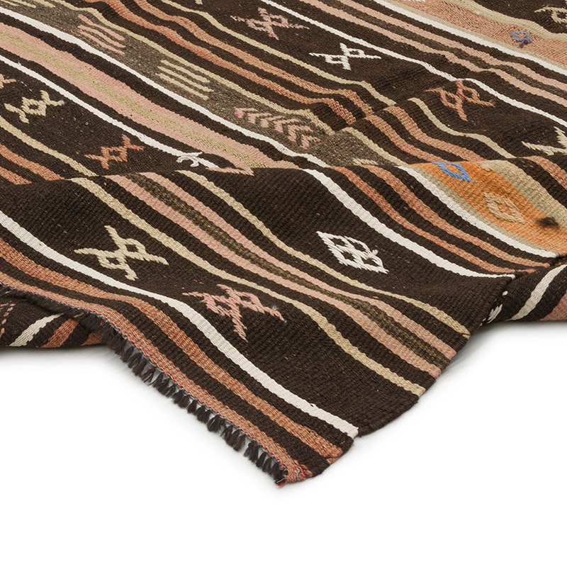 Vintage Anatolian Kilim Rug - 6' 3" x 10' 7" (75" x 127") - K0086434