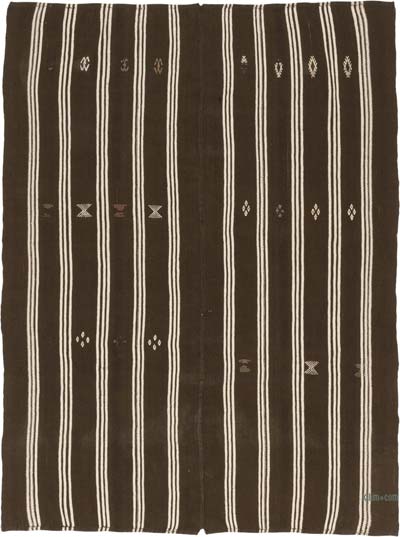Vintage Anatolian Kilim Rug - 6' 1" x 8' 2" (73" x 98")