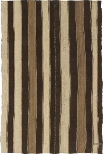 Vintage Anatolian Kilim Rug - 6' 4" x 9' 6" (76" x 114")